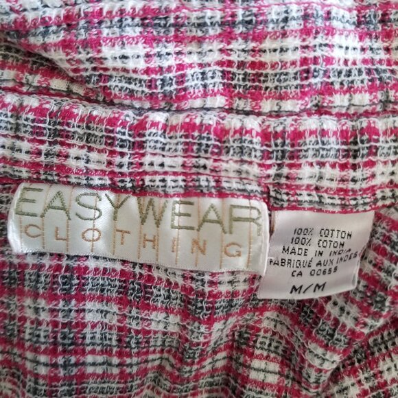 Vintage Easywear Clothing Short Sleeve Button-up Shirt - Picture 5 of 6